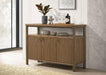 Crestmore - Dining Cabinet Sideboard Buffet - Walnut - Simple Home Plus