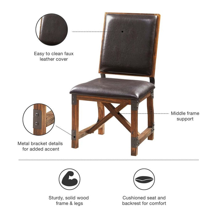 Lancaster - Dining Chair - Chocolate - Simple Home Plus