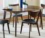 Jedda - Oval Extension Leaf Dining Table - Dark Walnut - Simple Home Plus