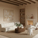 Modari - Sectional - Cream - Simple Home Plus