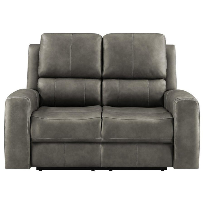 Brickston - Triple Power Reclining Loveseat - Simple Home Plus