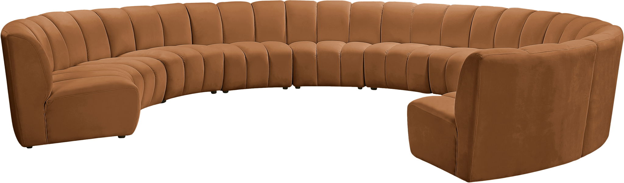 Infinity - 10 Piece Modular Sectional - Saddle - Simple Home Plus