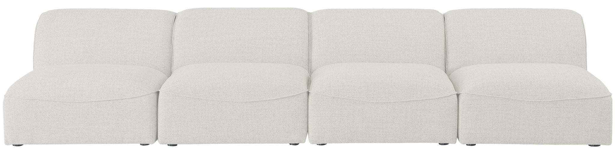 Miramar - 4 Seat Armless Modular Sofa - Simple Home Plus