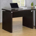 Skylar - Engineered Wood Writing Desk - Cappuccino - Simple Home Plus