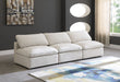 Plush - Modular Armless 3 Seat Sofa - Simple Home Plus