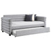 Patricia - Boucle Upholstered Day Bed With Trundle - Simple Home Plus