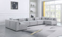 Cube - Linen 7 Piece Modular U-Shaped Sectional - Simple Home Plus