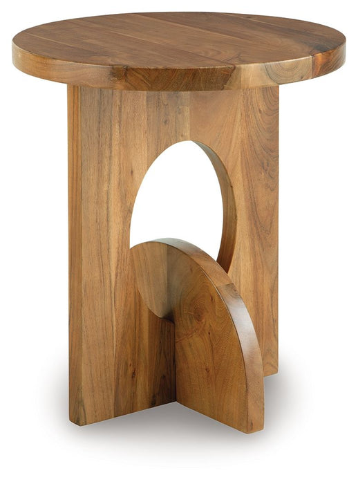 Hollbourne - Brown - Accent Table - Simple Home Plus