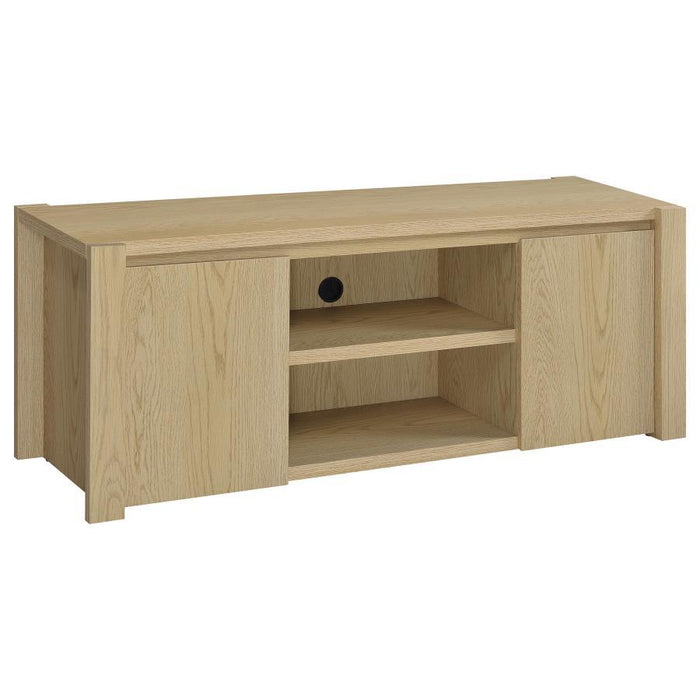 Laurelton - 3 Piece Entertainment Center TV Stand - Light Oak - Simple Home Plus