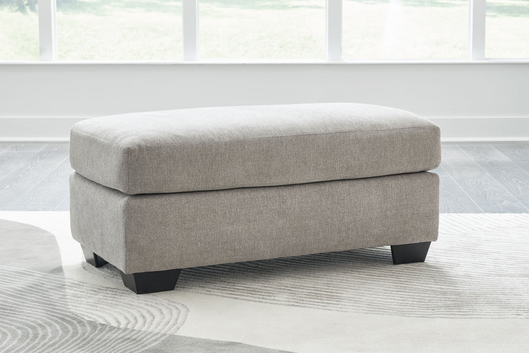 Avenal Park - Flannel - Ottoman - Simple Home Plus