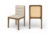 Ellis - Vegan Leather Upholstered Dining Chair (Set of 2) - Brown Base - Simple Home Plus