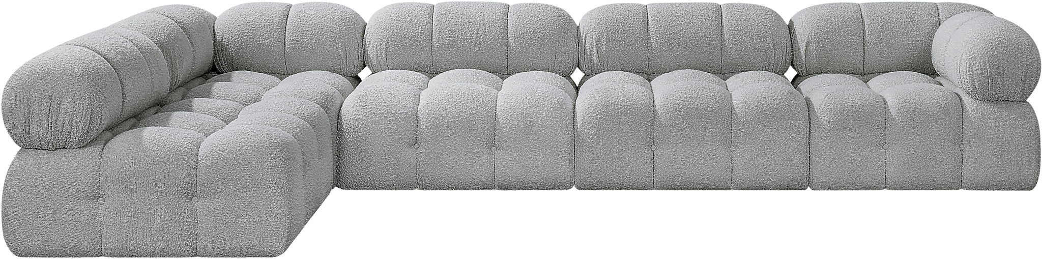 Ames - 5 Piece Modular L-Shaped Sectional - Simple Home Plus