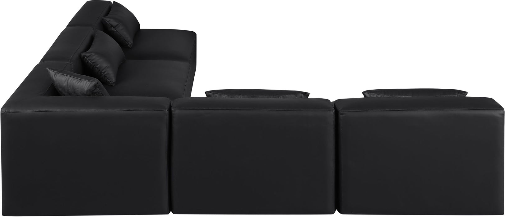 Cube - 5 Piece Modular Corner Armless Sectional - Simple Home Plus