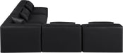 Cube - 5 Piece Modular Corner Armless Sectional - Simple Home Plus