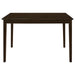 Guillen - 5 Piece Rectangular Dining Table Set - Cappuccino - Simple Home Plus