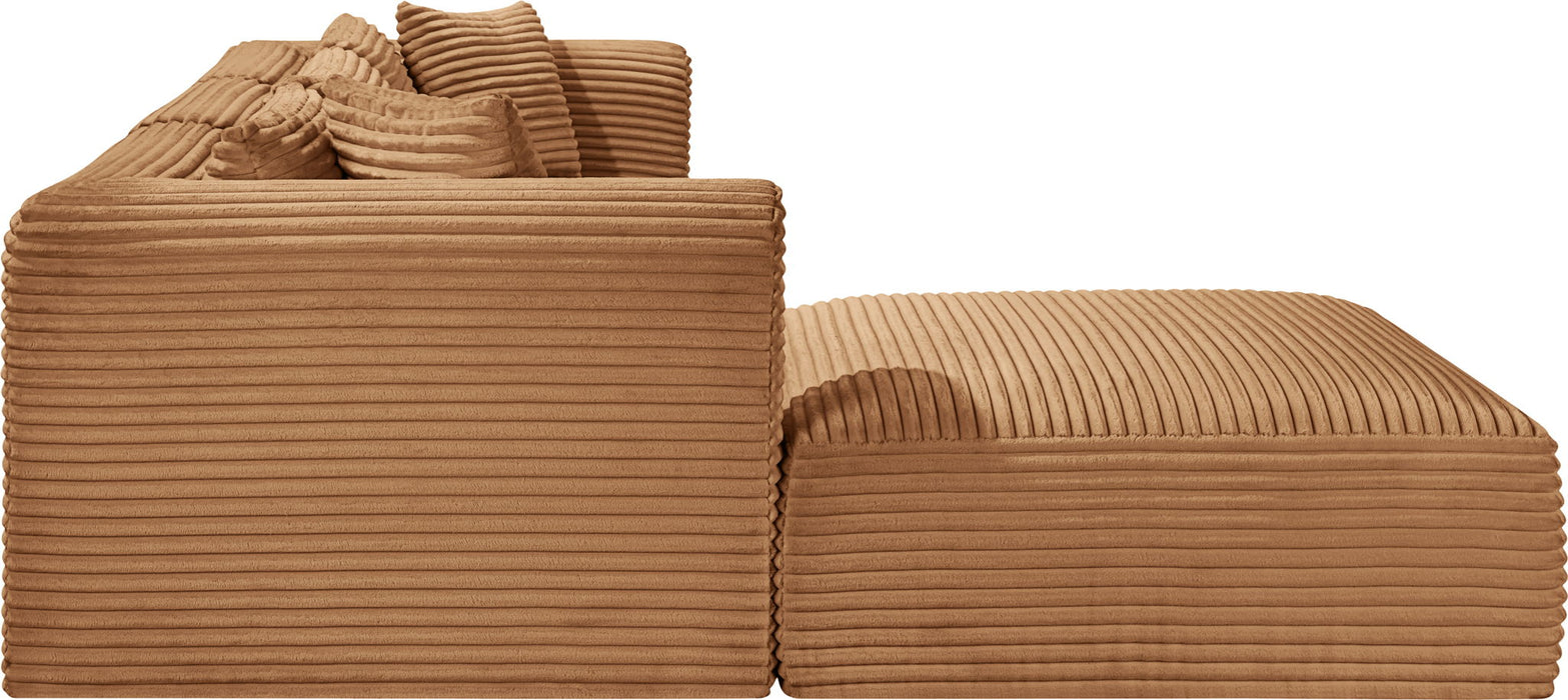 Shaggy - Fabric 4 Piece Modular Sectional - Simple Home Plus