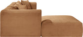 Shaggy - Fabric 4 Piece Modular Sectional - Simple Home Plus
