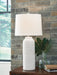 Vauville - Poly Table Lamp (Set of 2) - White - Simple Home Plus