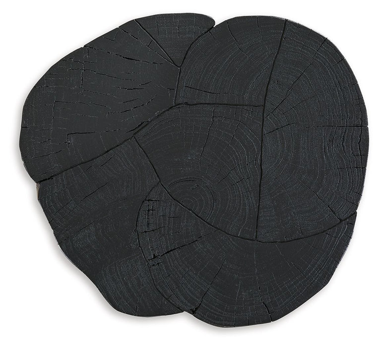 Wimbell - Black - Round End Table - Simple Home Plus