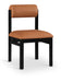 Roundhill - Faux Leather Dining Chair (Set of 2) - Black Frame - Simple Home Plus