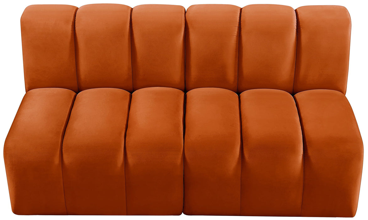 Arc - Velvet 2 Seats Modular Sofa - Simple Home Plus
