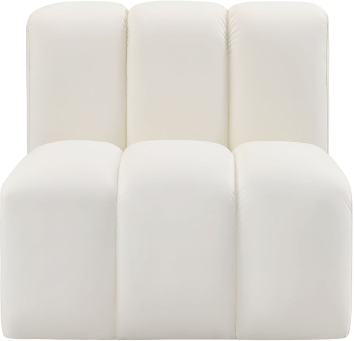 Arc - Faux Leather Straight Chair - Simple Home Plus
