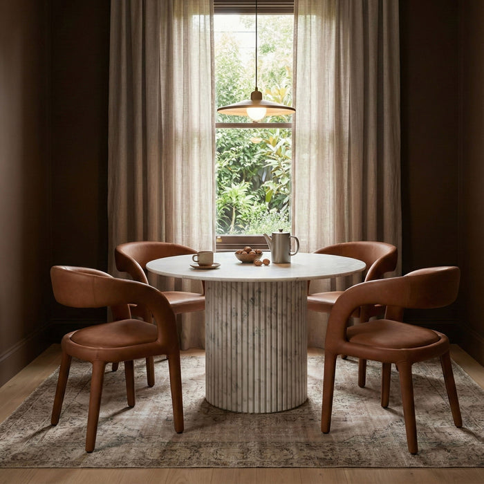 Sylvester - Dining Chair - Cognac - Simple Home Plus