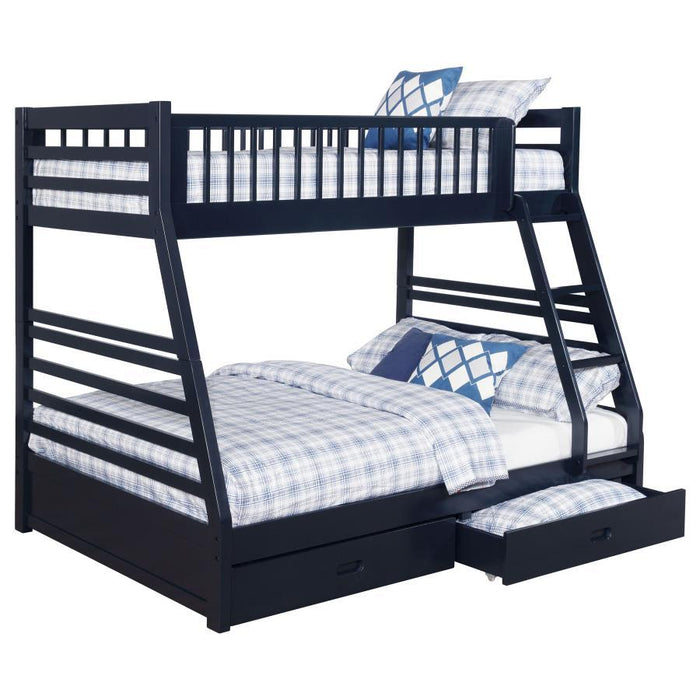 Ashton - 2-Drawer Wood Bunk Bed - Simple Home Plus