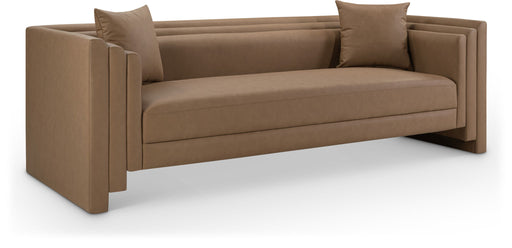 Everett - Vegan Leather Upholstered Sofa - Simple Home Plus