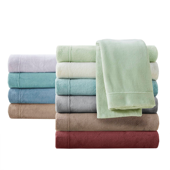 Soloft Plush - Twin Sheet Set - Ivory - Simple Home Plus