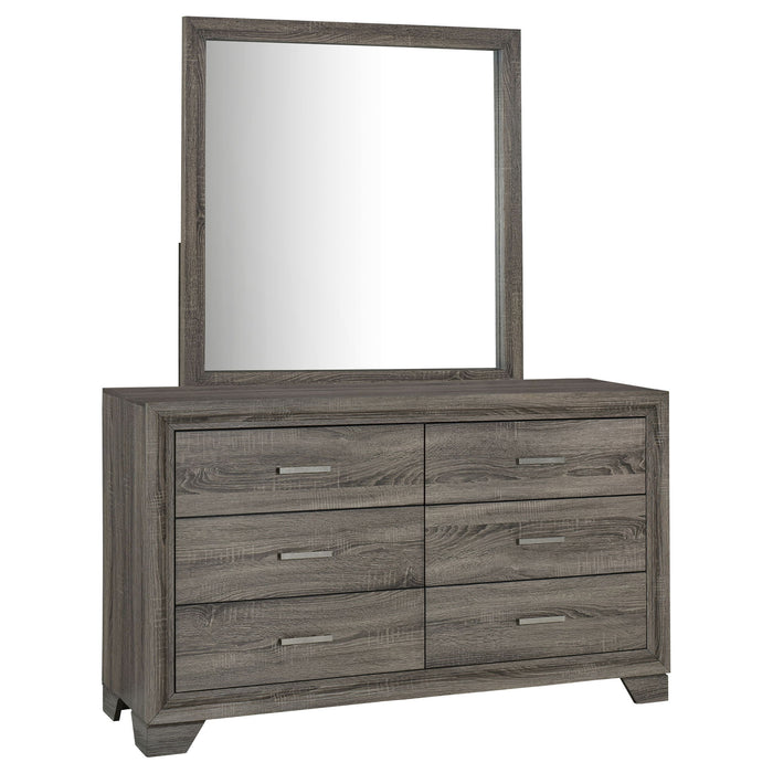 Wright - 6-Drawer Dresser Cabinet - Simple Home Plus