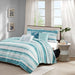 Marina - King 6 Piece Quilted Coverlet Set - Aqua - Simple Home Plus