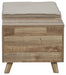 Gerdanet - Beige - Storage Bench - Simple Home Plus