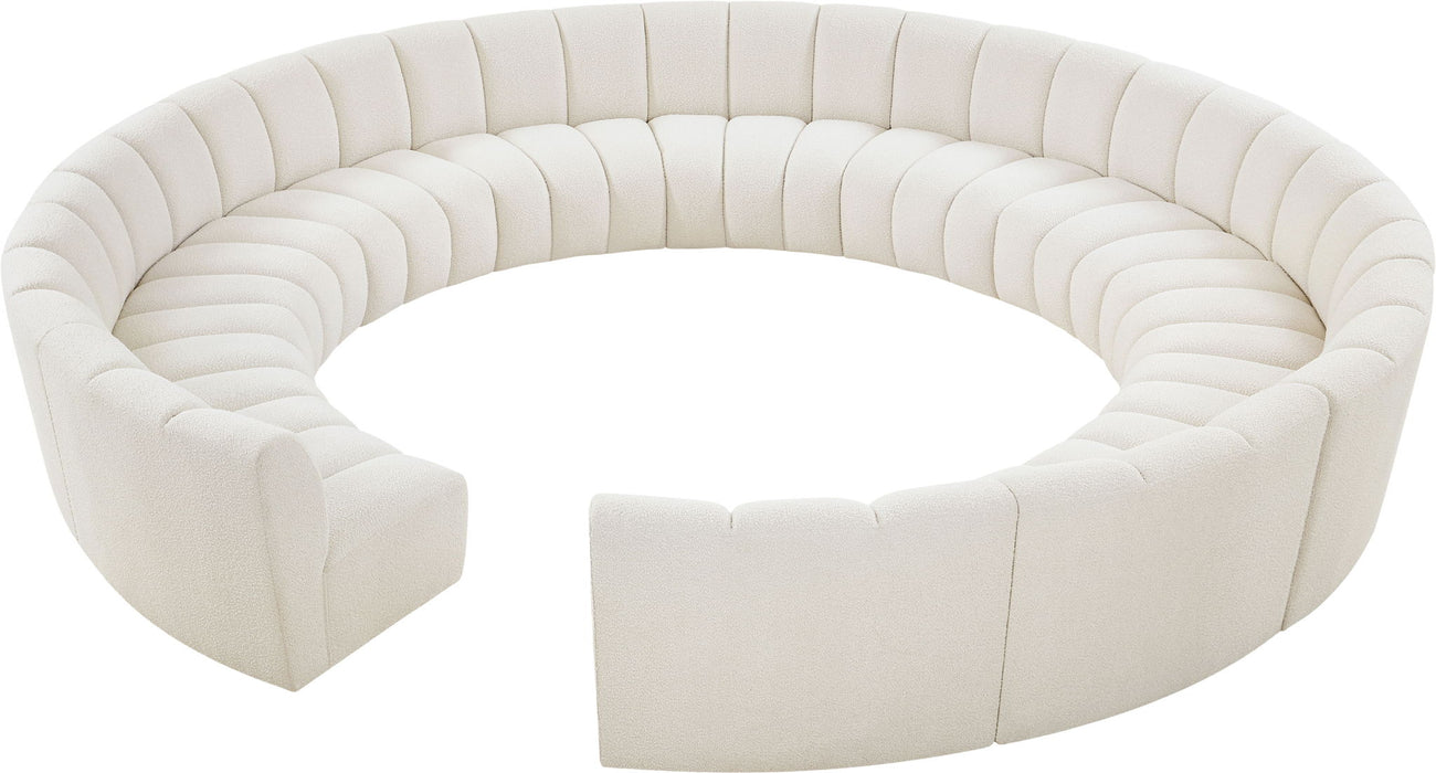 Infinity - 12 Piece Boucle Modular Sectional - Simple Home Plus
