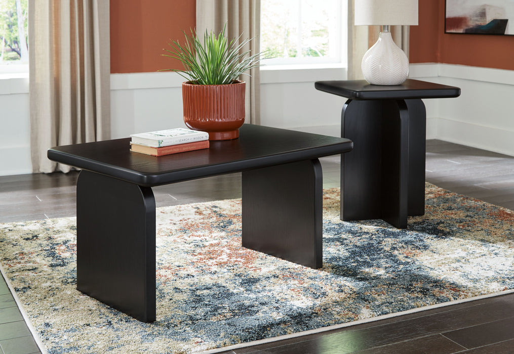 Mitchalli - Black - Occasional Table Set (Set of 2) - Simple Home Plus