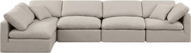 Indulge - Linen 5 Piece Modular Sectional - Simple Home Plus