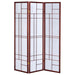 Katerina - 3-Panel Room Divider Folding Shoji Screen - Cherry - Simple Home Plus