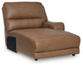 DeepWakes - RAF Press Back Power Chaise - Caramel - Simple Home Plus
