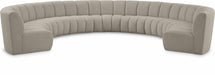 Infinity - 9 Piece Boucle Modular Sectional - Simple Home Plus