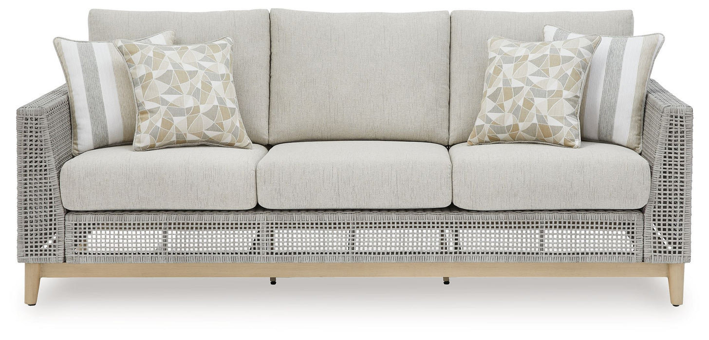 Seton Creek - Gray - Sofa With Cushion - Simple Home Plus