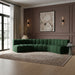 Arc - Boucle Fabric 5 Piece U-Shaped Modular Sofa - Simple Home Plus
