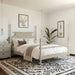 Beckett - King Turned Spindle Bed - Antique Cream - Simple Home Plus
