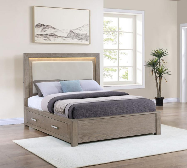 Kenora - LED Storage Bed - Simple Home Plus