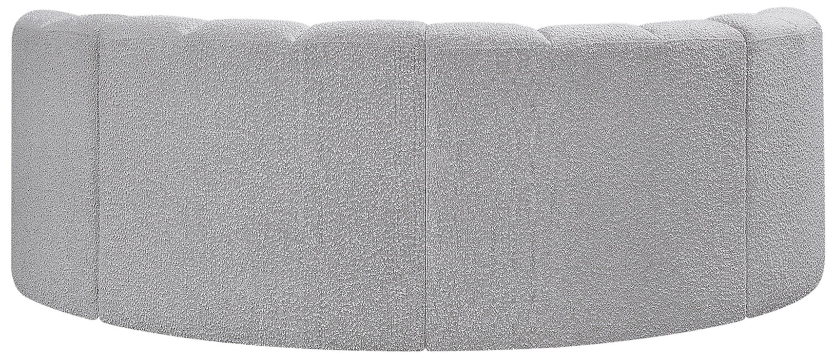 Arc - Boucle Fabric 4 Piece U-Shaped Modular Sofa - Simple Home Plus