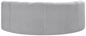 Arc - Boucle Fabric 4 Piece U-Shaped Modular Sofa - Simple Home Plus