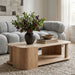 Calabria - Marble And Oak Wood Table - Simple Home Plus
