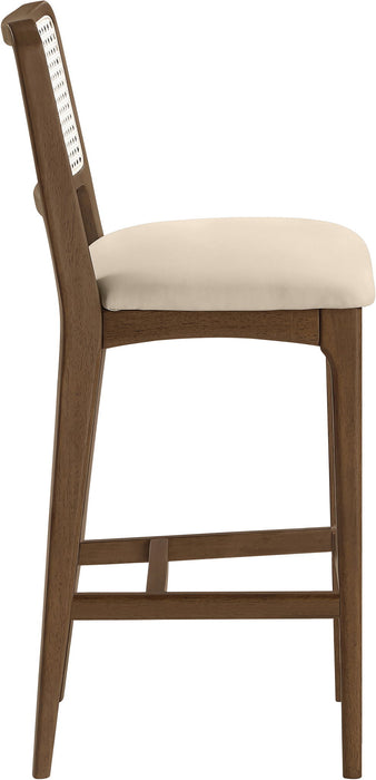 Atrium - Upholstered Bar Stool (Set of 2) - Brushed Brown Frame - Simple Home Plus