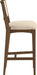 Atrium - Upholstered Bar Stool (Set of 2) - Brushed Brown Frame - Simple Home Plus