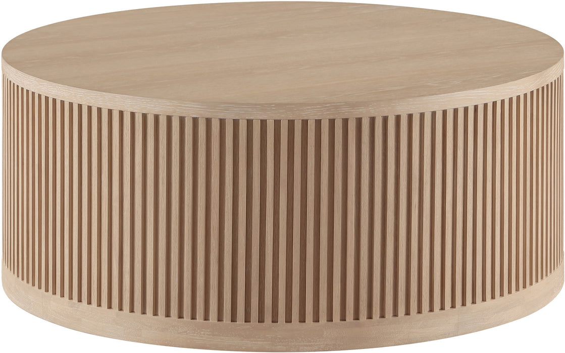 Madera - Oak Veneer And Solid Wood Table - Simple Home Plus