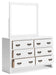 Binterglen - White - Dresser And Mirror - Simple Home Plus